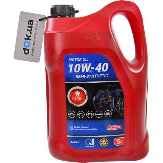 GNL SG/CD 10W-40 (5 л) моторна олива