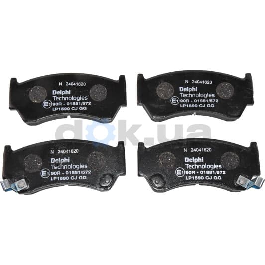LP1590 Delphi Тормозные колодки для Nissan Almera