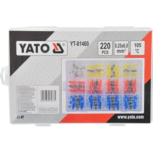 Набір термоусадок із лютою Yato YT-81460