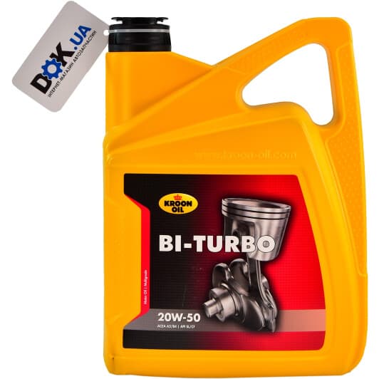 Kroon Oil Bi-Turbo 20W-50 (5 л) моторное масло