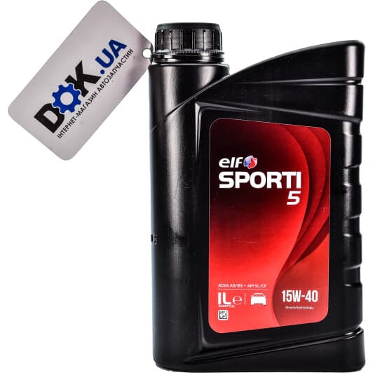 Elf Sporti 5 15W-40 (1 л) моторное масло