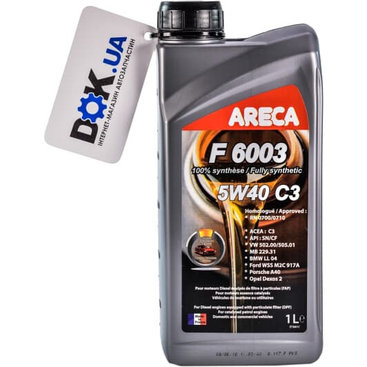 Areca F6003 C3 5W-40 (1 л) моторна олива