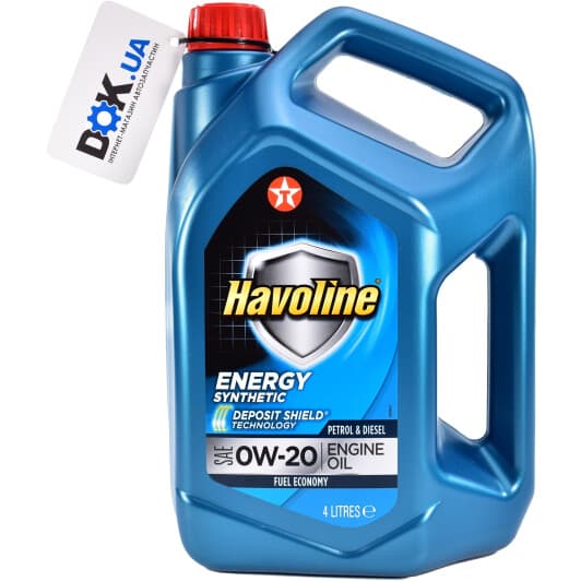 Texaco Havoline Energy 0W-20 (4 л) моторна олива
