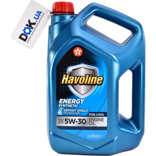 Texaco Havoline Energy 5W-30 (4 л) моторна олива