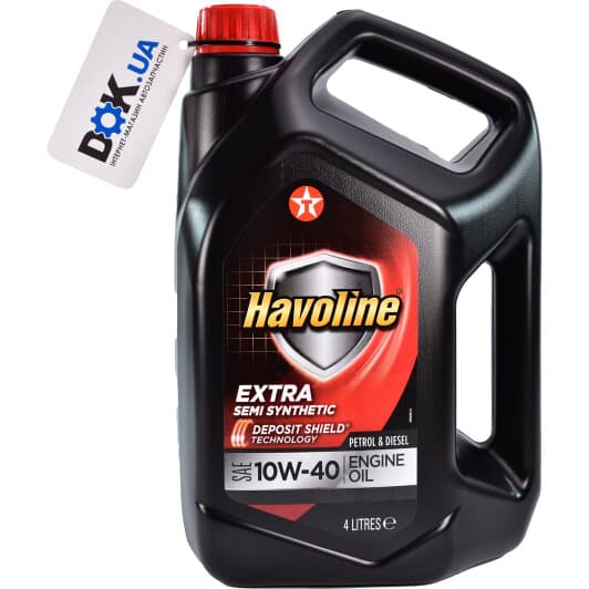 Texaco Havoline Extra 10W-40 (4 л) моторна олива