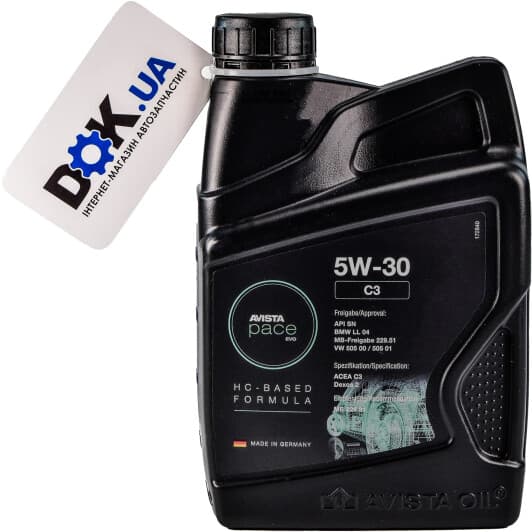 AVISTA Pace EVO C3 5W-30 (1 л) моторна олива