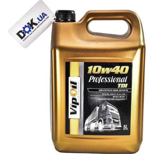VIPOIL Professional TDI 10W-40 (5 л) моторна олива