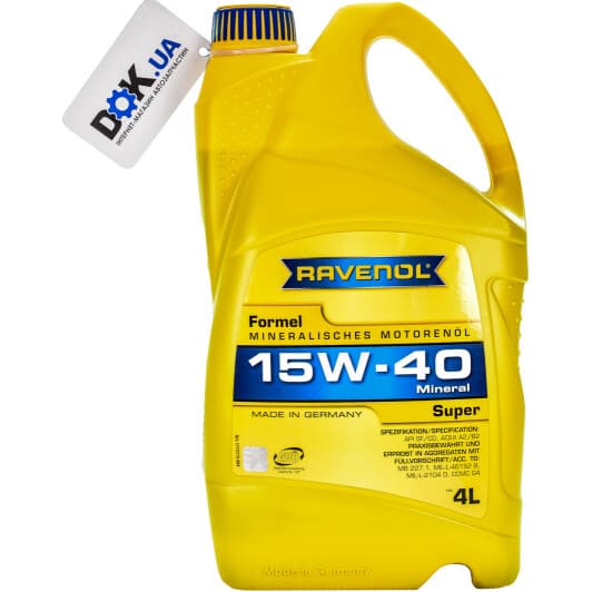 Ravenol Formel Super 15W-40 (4 л) моторна олива