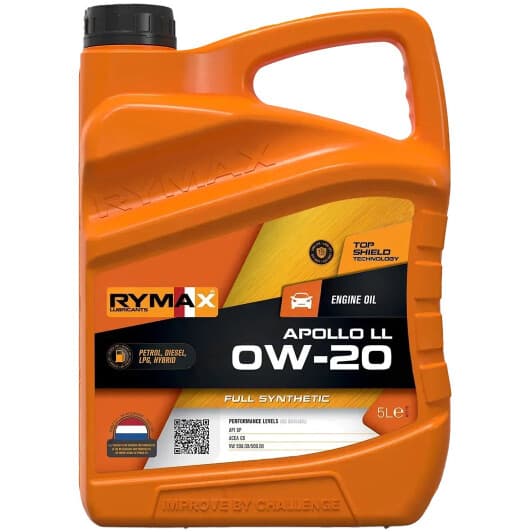 Масло Rymax Apollo LL 0W-20