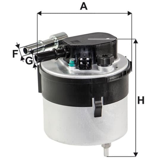 WF8451 WIX Filters Топливный фильтр