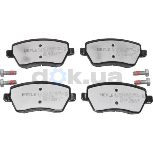 025 239 7317/PD Meyle Тормозные колодки