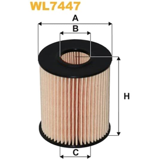 WL7447 WIX Filters Масляный фильтр