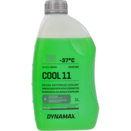 Dynamax Cool G11 зеленый -37 °C готовый антифриз