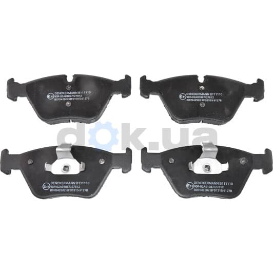 B111110 Denckermann Тормозные колодки