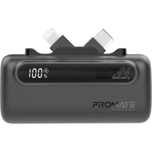 Повербанк Promate PowerUp-Duo Series 5000 mAh 20 Вт