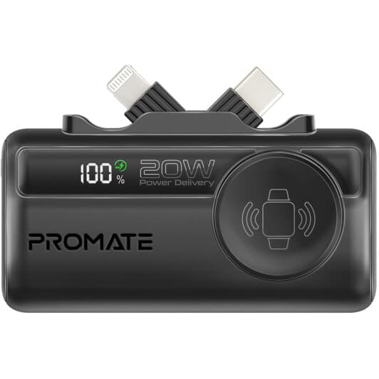 Повербанк Promate PowerUp-Trio Series 5000 mAh 20 Вт