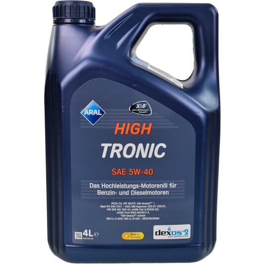 Aral HighTronic 5W-40 (4 л) моторна олива