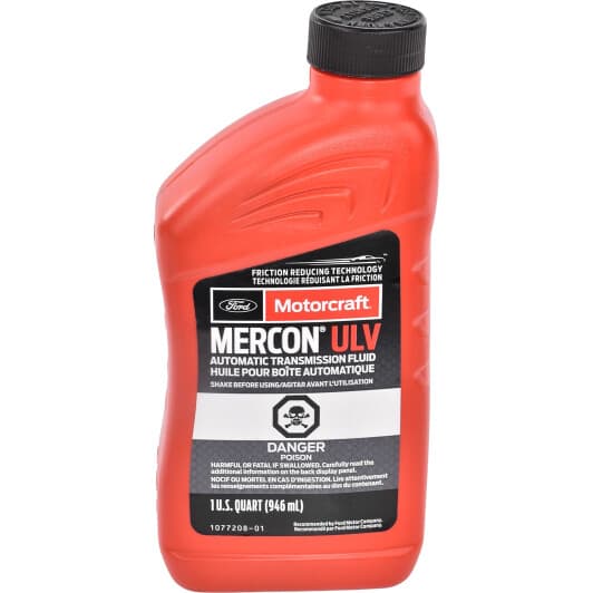 Ford Motorcraft Mercon ULV трансмиссионное масло