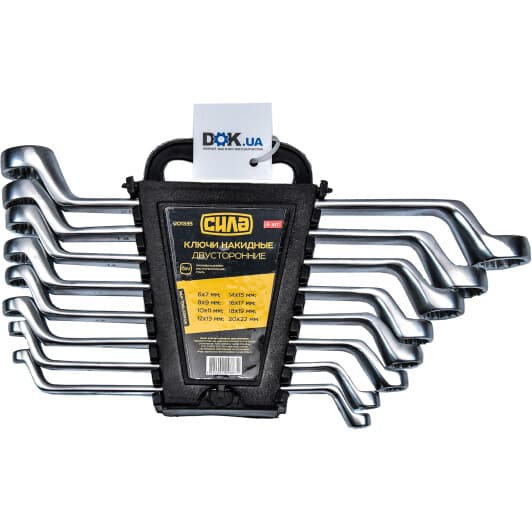 Набор ключей накидных Сила 201335 6-22 мм 8 шт