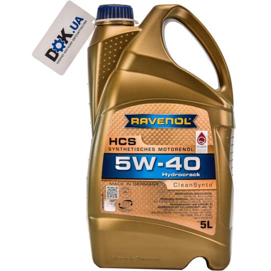 Ravenol HCS 5W-40 (5 л) моторна олива