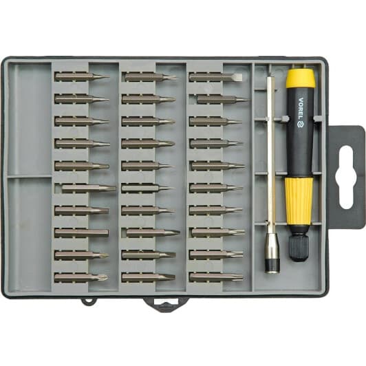 Набор бит с держателем Vorel 64371 30 шт.