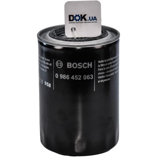 0 986 452 063 Bosch Масляный фильтр