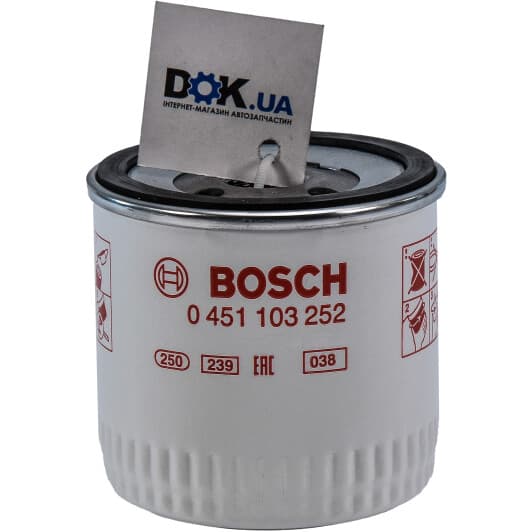 0 451 103 252 Bosch Масляный фильтр