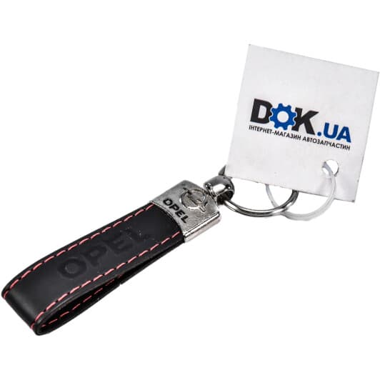 Брелок AutoTechteile з логотипом Opel чорний OP2