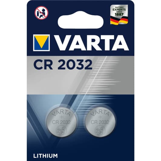 Батарейка Varta 6032101402 CR2032 3 V 2 шт