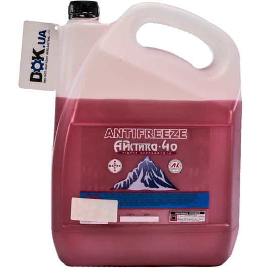 Ocean Арктика G12 червоний -24 °C, 10 л готовий антифриз