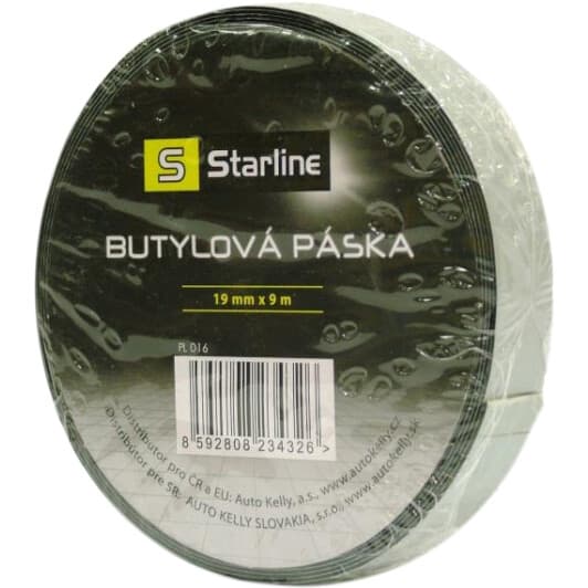 Изолента Starline PL016 черная 19 мм х 9 м
