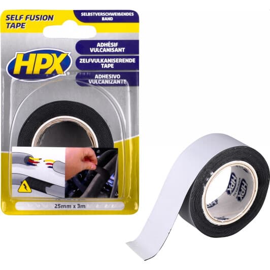 Изолента HPX SF2503 черная 25 мм х 3 м
