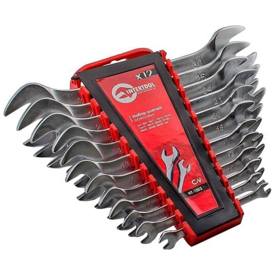 Набор ключей рожковых Intertool HT-1003 6x7-30x32 мм 12 шт