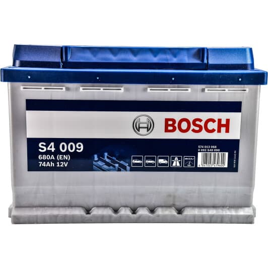 Аккумулятор Bosch 6 CT-74-L S4 Silver 0092S40090