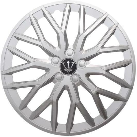 Комплект ковпаків на колеса Carface Evo Falco колір сріблястий R15