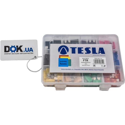 Предохранитель автомобильный Tesla ftrmultibox FT midi (normal) 1A 2A 3A 5A 7,5A 10A 15A 20A 25A 30A 40A 4A 110 шт.
