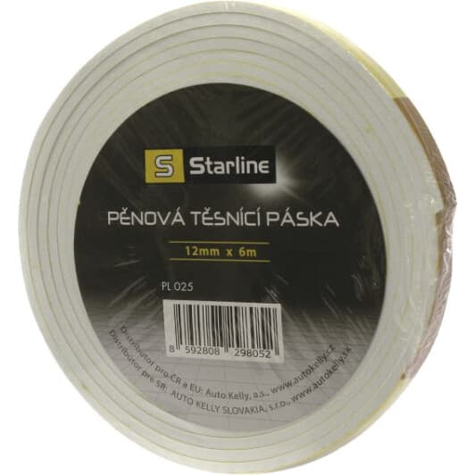 Двухсторонний скотч Starline PL025 12 мм х 6 м