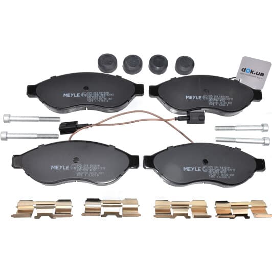 025 244 6819/W1 Meyle Гальмівні колодки