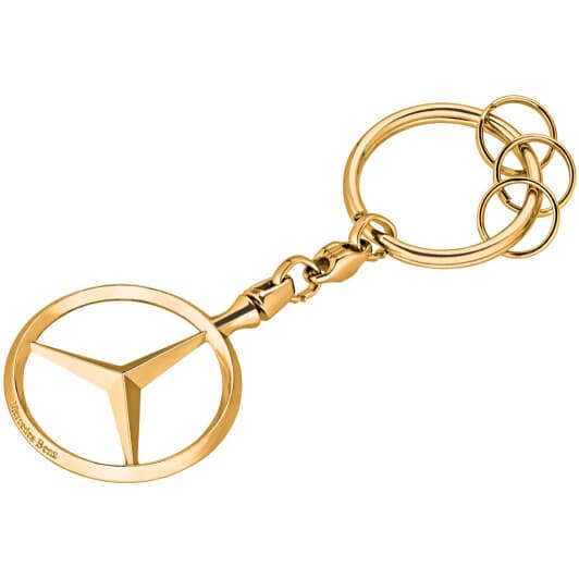 Брелок Mercedes-Benz з логотипом жовтий B66953741