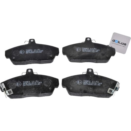 1151 Tomex Тормозные колодки