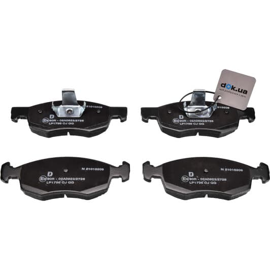 LP1796 Delphi Тормозные колодки для Fiat Doblo