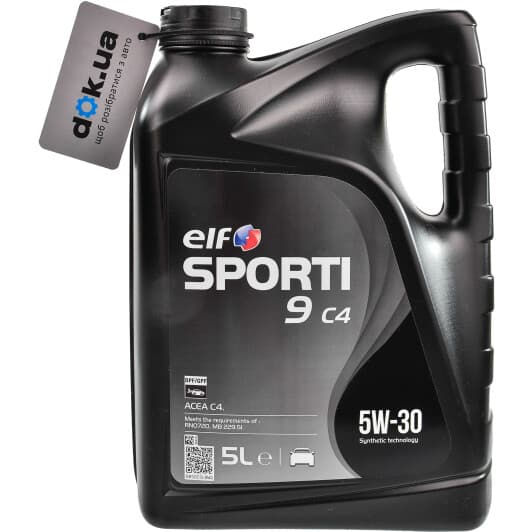 Elf Sporti 9 C4 5W-30 (5 л) моторна олива