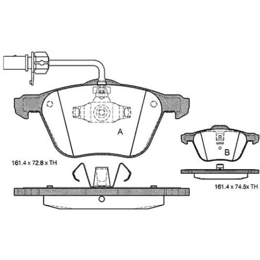 BDS312 Starline Гальмівні колодки