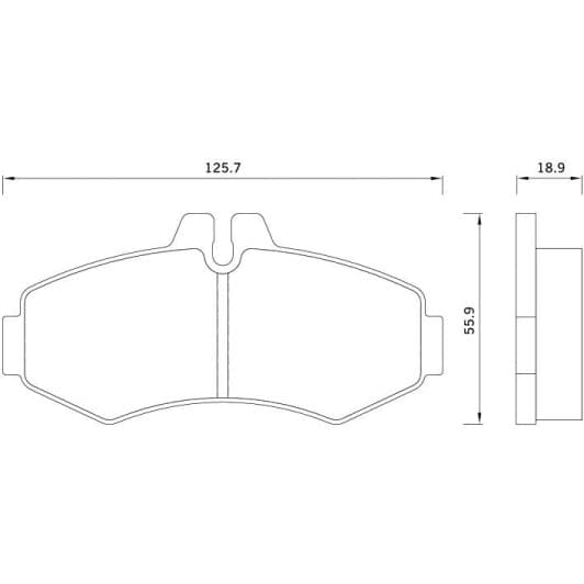 BDS241 Starline Тормозные колодки