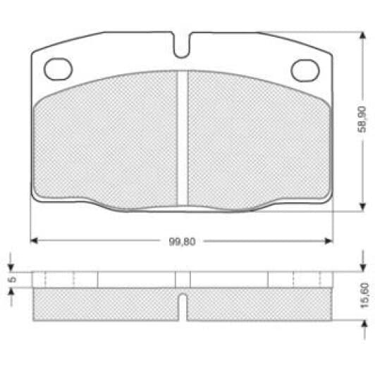 BDS021 Starline Гальмівні колодки