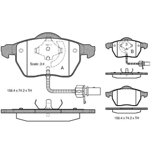 BDS301 Starline Тормозные колодки