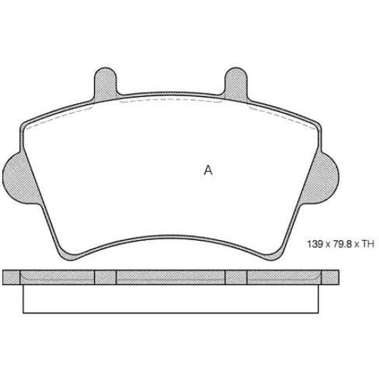 BDS201 Starline Гальмівні колодки