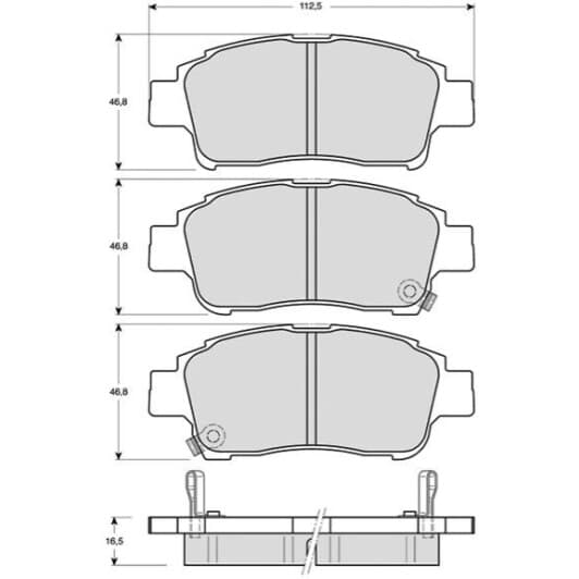 BDS317 Starline Гальмівні колодки
