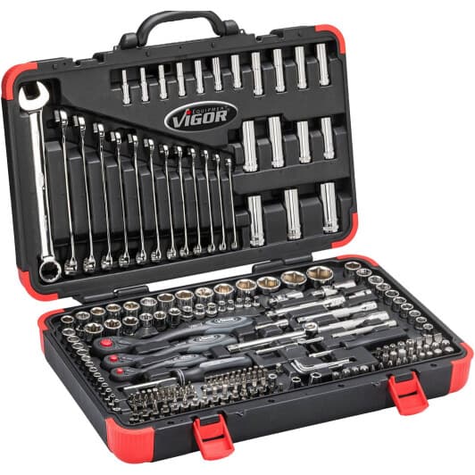 Набір інструментів Vigor V3277N 1/2", 3/8", 1/4" 216 шт.