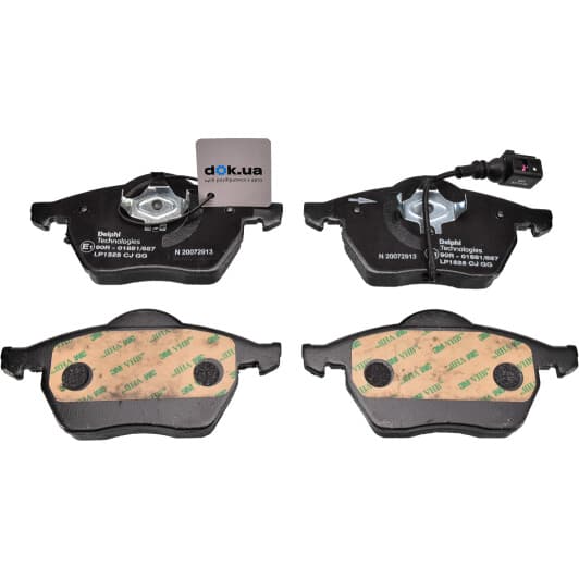 LP1525 Delphi Тормозные колодки